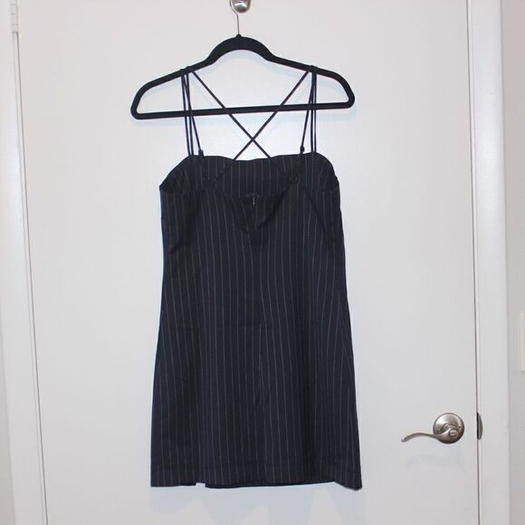 Elodie Black Mini Dress Women Size Medium - Picture 5 of 10